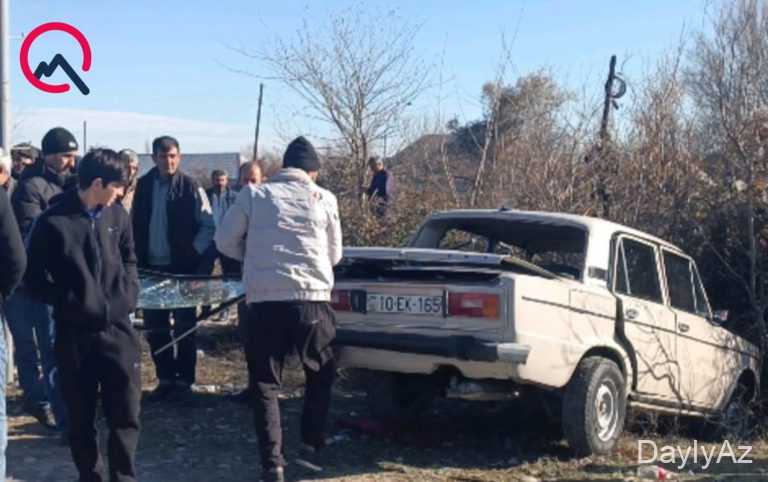 Ucar rayonunda yol- nəqliyyat hadisəsi baş verib