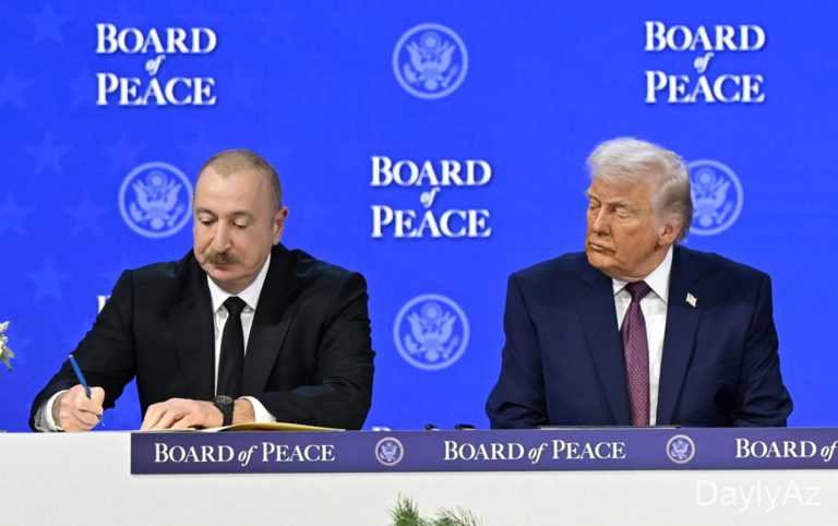 İlham Əliyev “Sülh Şurasının Nizamnaməsi” mərasimindən paylaşım etdi 
							 – Video