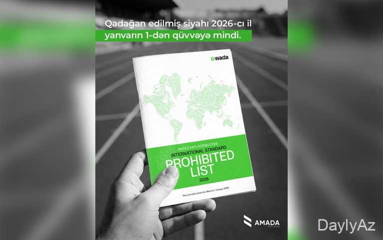 AMADA qadağan edilmiş maddələrlə bağlı dəyişiklikləri açıqladı