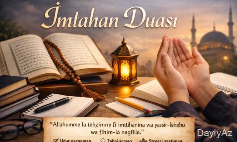 imtahan duası