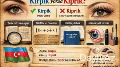 kirpik yoxsa kiprik