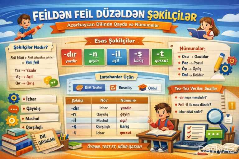 Feildən Feil Düzəldən Şəkilçilər