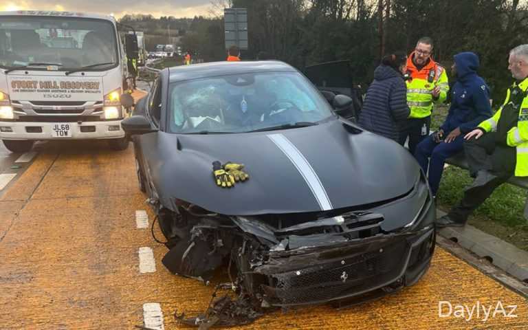 “Tottenhem”in futbolçuları “Ferrari” ilə qəzaya düşdü 
							 – Fotolar