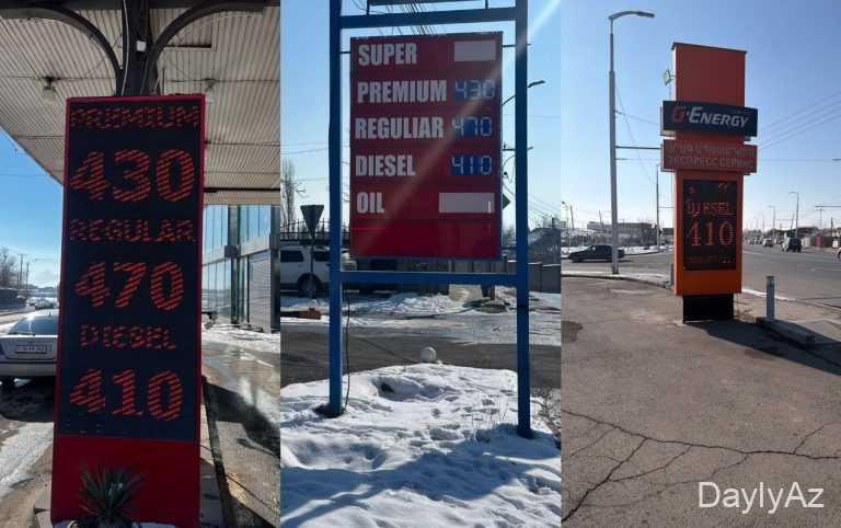 Ermənistanda benzin və dizelin qiyməti ucuzlaşdı