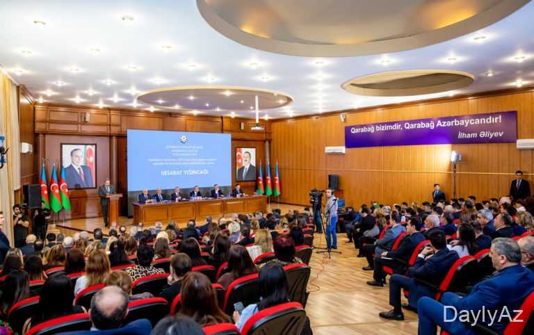 Nərimanovda ötən ilin yekunları ilə bağlı hesabat yığıncağı keçirildi 
							 – Video