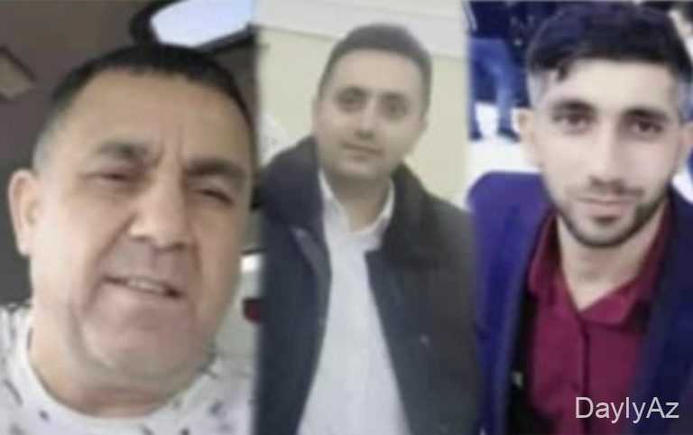 Təsadüfi qəzada həlak olan ata-oğul və sürücünün fotoşəbəkəsi