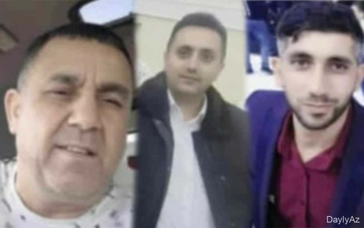 Təsadüfi qəzada həlak olan ata-oğul və sürücünün fotoşəbəkəsi