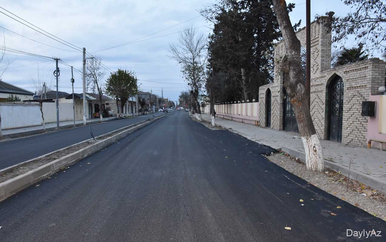 İmişlinin avtomobil yollarında yenidənqurma işləri yekunlaşdı 
							 – Fotolar