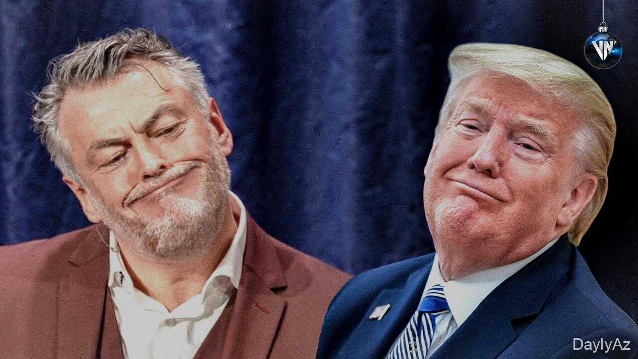 Məşhur Britaniyalı aktyor Donald Trampı parodi edərkən “ağına getdirdi” – VİDEO