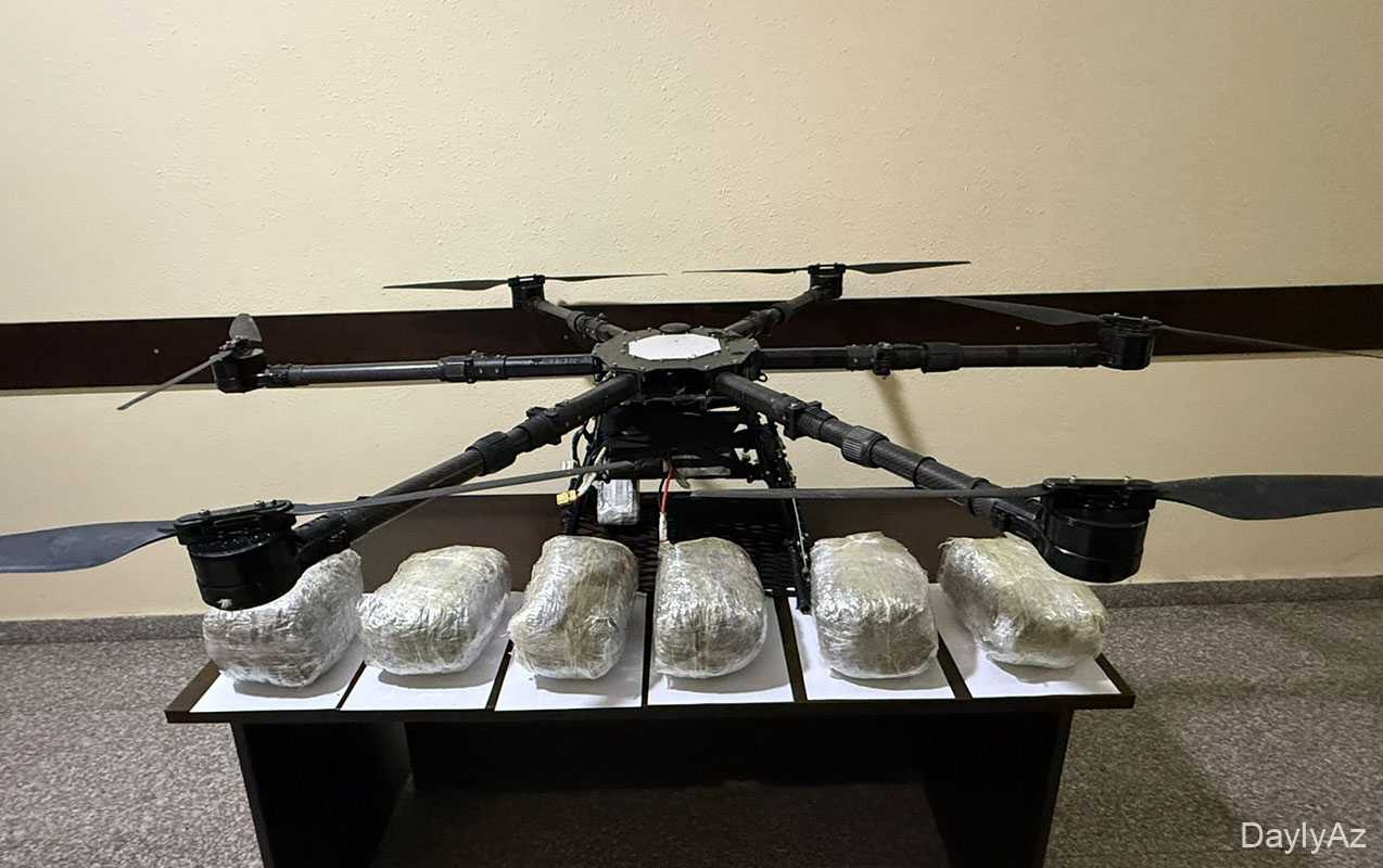 İran tərəfindən Azərbaycana narkotik vasitənin dron vasitəsilə keçirməsi qarşısı alınıb
