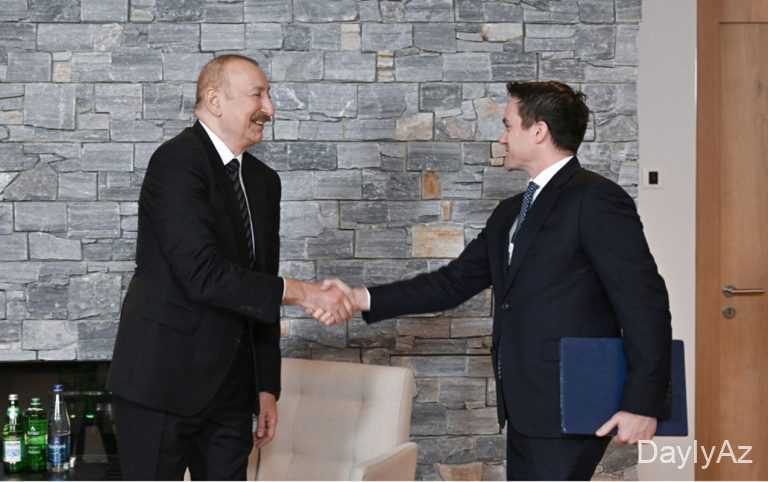 İlham Əliyev Konnor Teski ilə görüşdü
