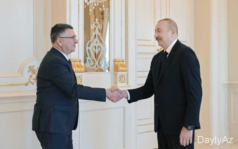 Prezident İsrail XİN rəhbərini qəbul etmişdir – Fotolar