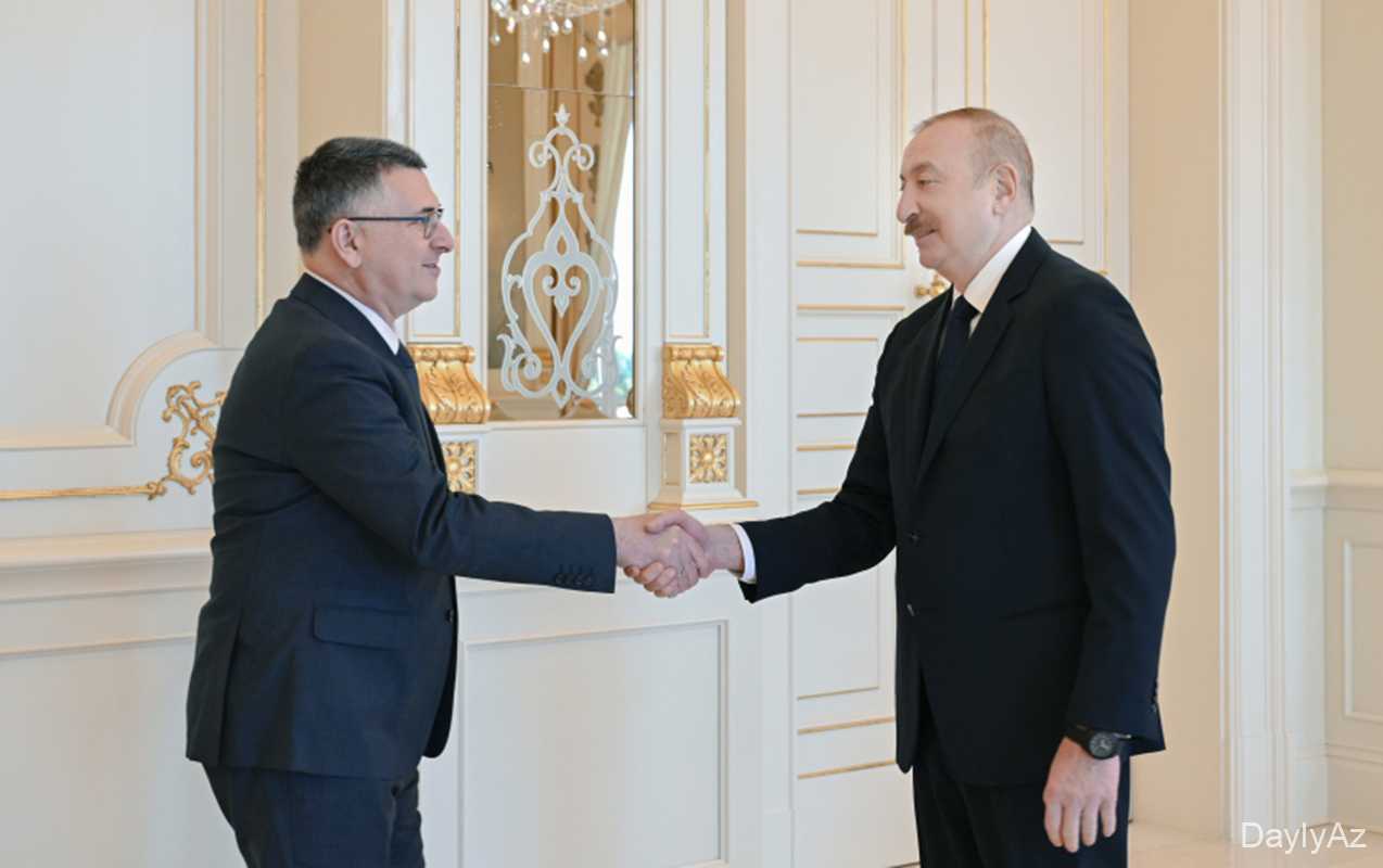 Prezident İsrail XİN rəhbərini qəbul etmişdir – Fotolar