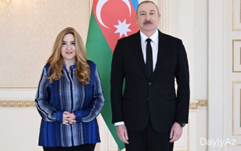 Prezident yeni səfiri qəbul etdi 
							 – Fotolar