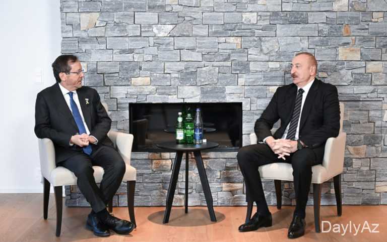 Azərbaycan və İsrail prezidentləri görüşdü 
							 – Fotolar