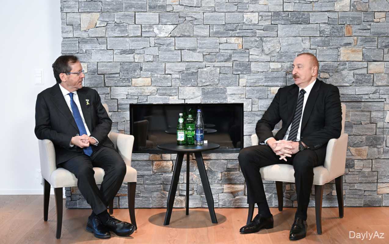 Azərbaycan və İsrail prezidentləri görüşdü 
							 – Fotolar