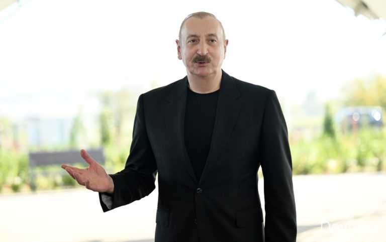 İlham Əliyev Ağdərəyə getdi 
							 – Yenilənib