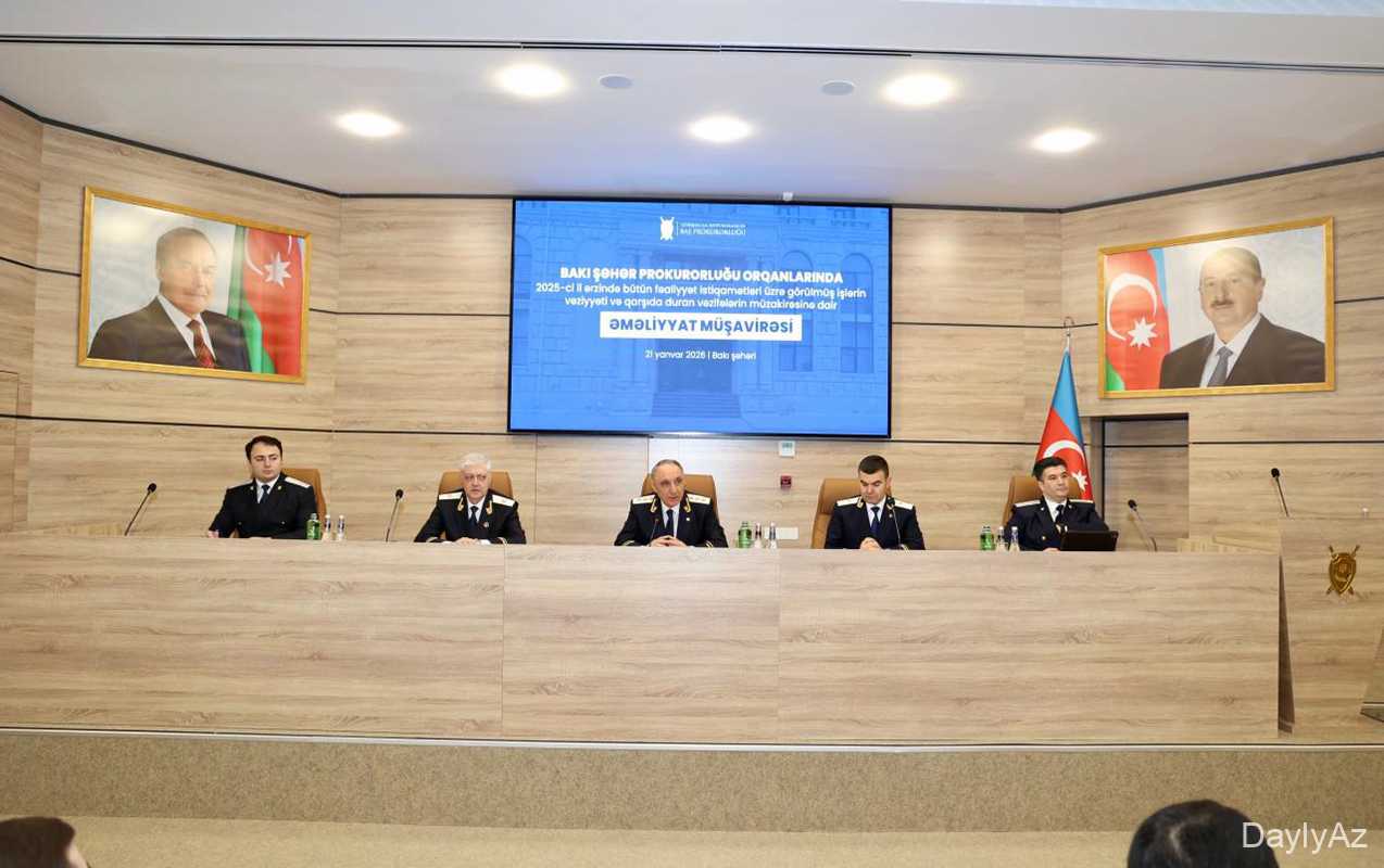 Azərbaycanın prokurorluğunda vətəndaşın məmnunluğu üçün əsaslı işlərin görüləcəyi haqqında açıqlama.