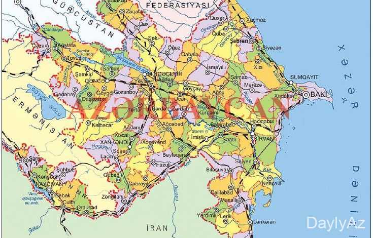 azerbaycan serhedleri haqqinda melumat