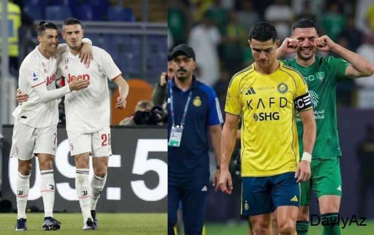 Merihin Ronaldonun arxasınca etdiyi hərəkət viral oldu 
							 – Fotolar