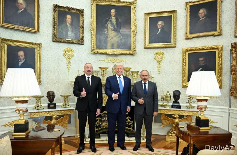 Tramp İlham Əliyev və Nikol Paşinyana təşəkkür etdi