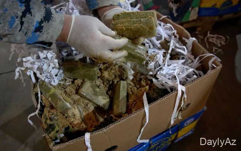 “Qarpız” yükünün içərisində narkotik keçirməyə cəhd etdilər 
							 – Video