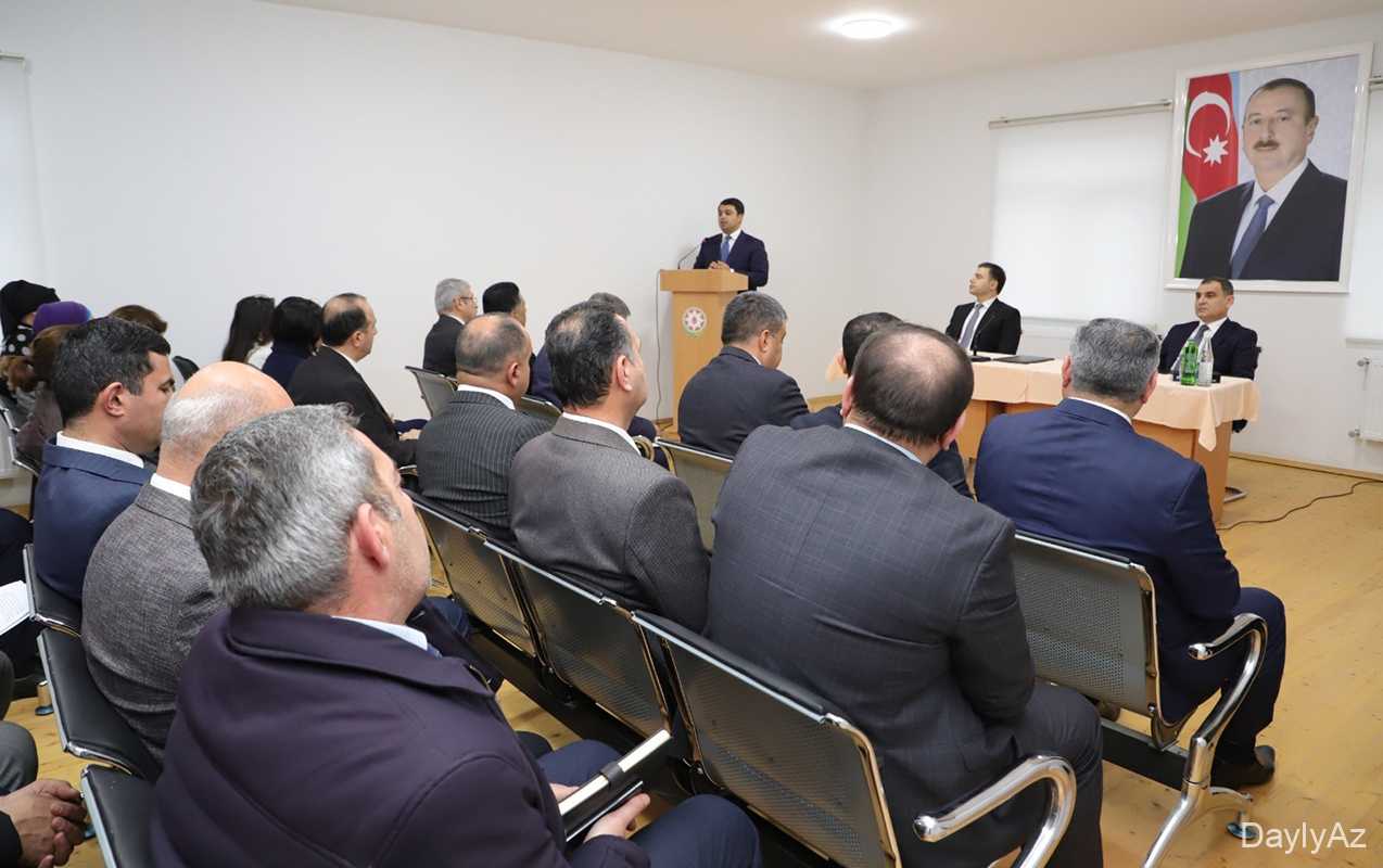 Neftçalanın icra başçısı səyyar görüş keçirdi 
							 – Fotolar