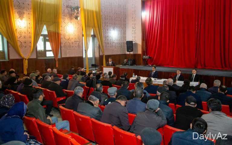 Neftçalanın icra başçısı səyyar görüş keçirdi 
							 – Fotolar