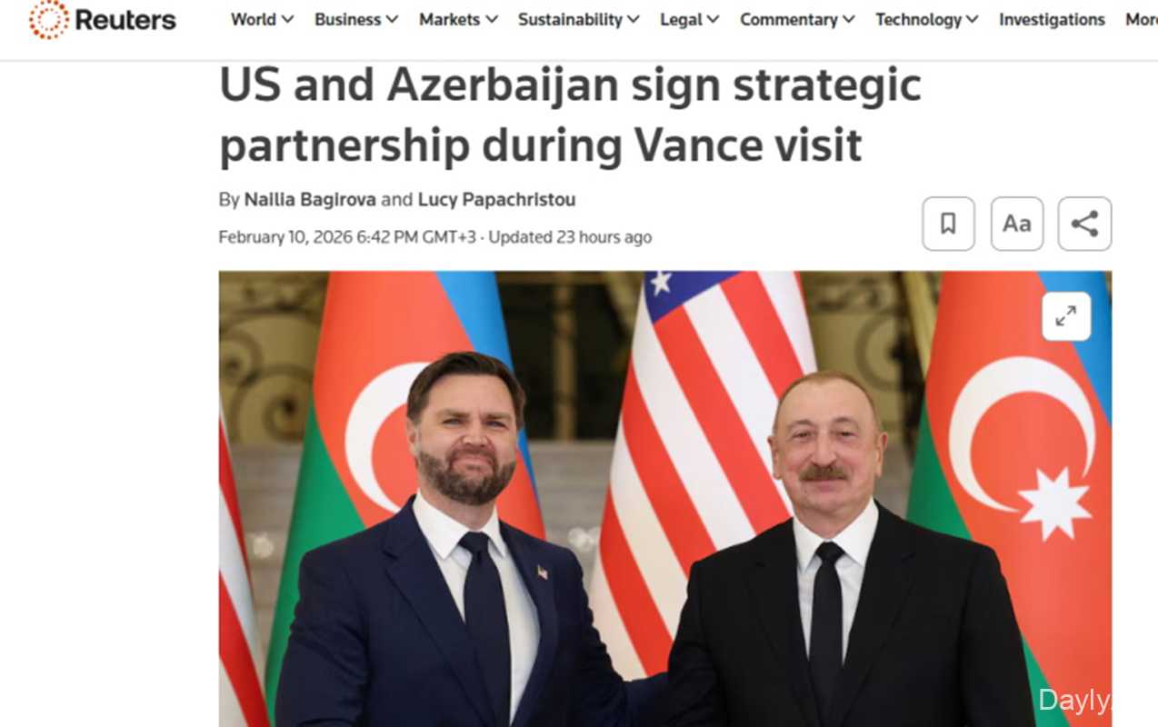 ABŞ-nin Vitse-prezidentinin Azərbaycana səfəri dünya mediasının diqqətindədir 
							 – Fotolar