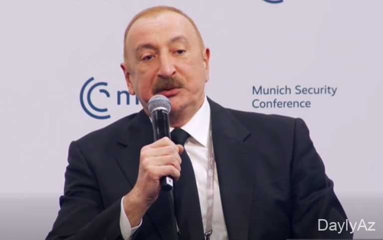 Prezident erməni nümayəndənin təxribatçı sualına belə cavab verdi 
							 – Video