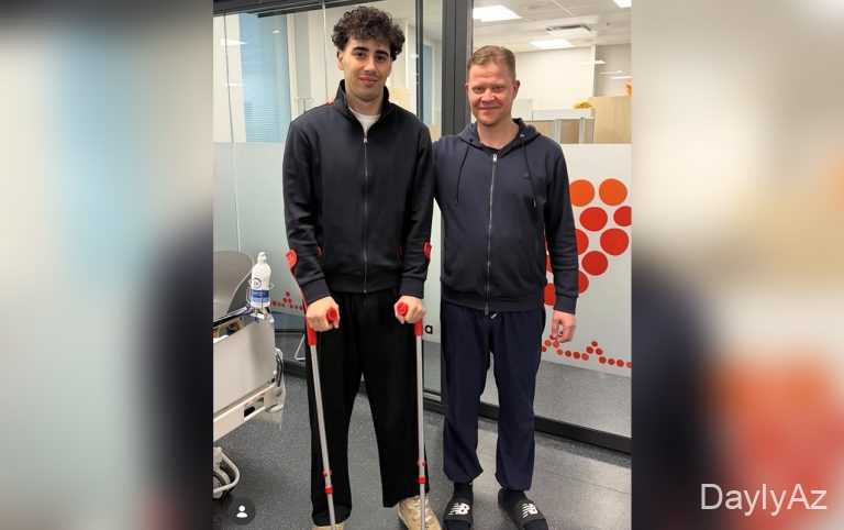 “Nyukasl”la matçda zədələnən Bəhlulun yeni fotosu