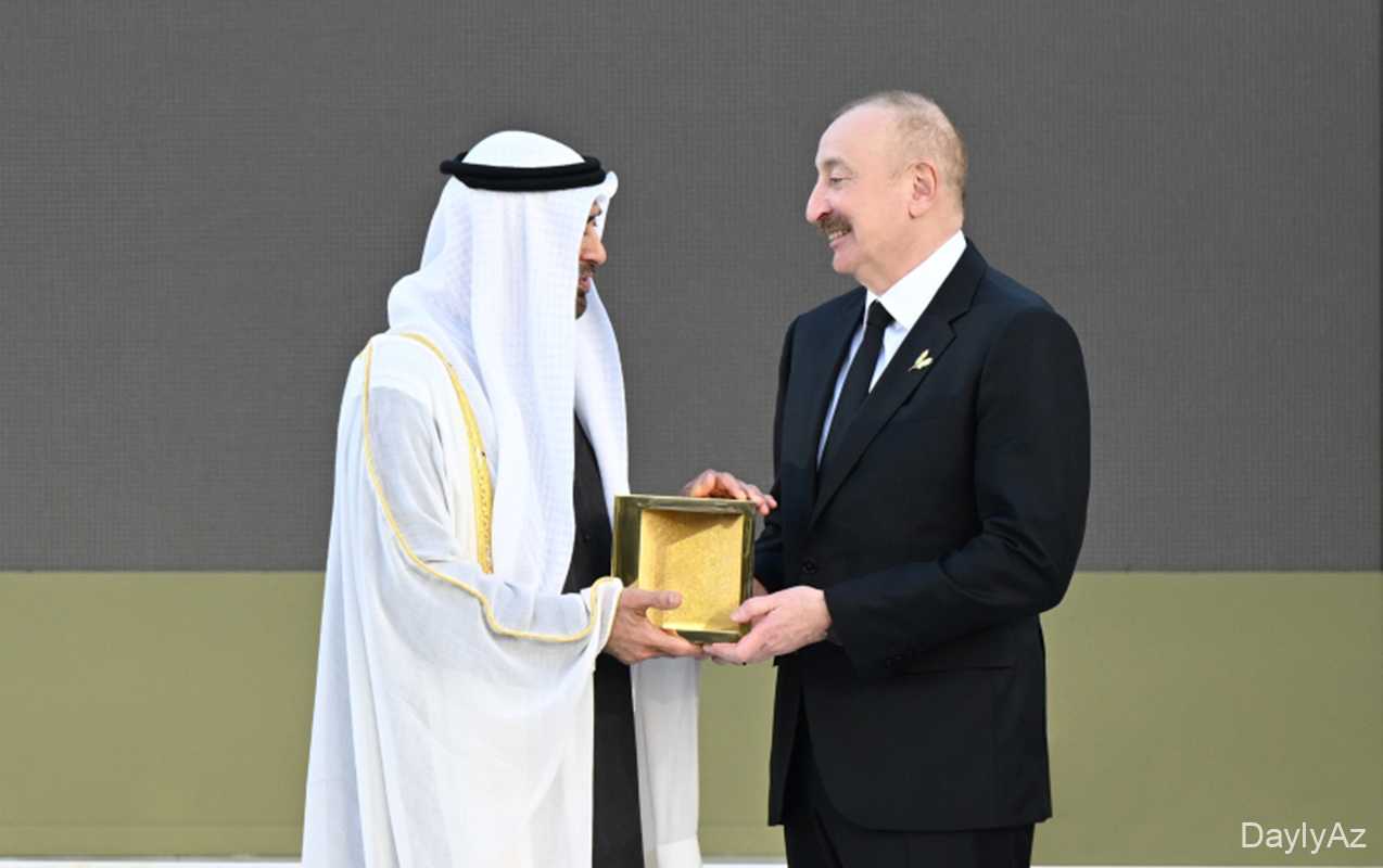 Prezidentin instaqram hesabında dünənki mərasimdən video paylaşıldı