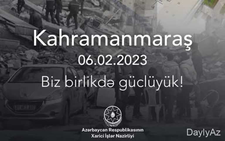 “Azərbaycan bu ağrını öz ağrısı kimi bölüşür”