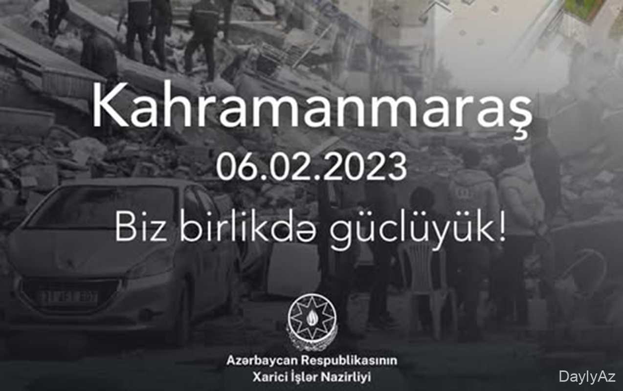 “Azərbaycan bu ağrını öz ağrısı kimi bölüşür”
