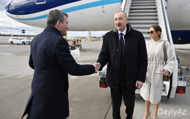 Prezidentlə xanımı Almaniyadadır 
							 – Fotolar