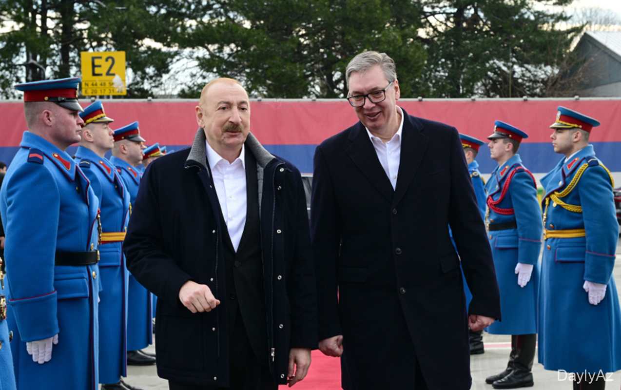 Prezidentin Serbiyaya səfəri başa çatdı 
							 – Fotolar