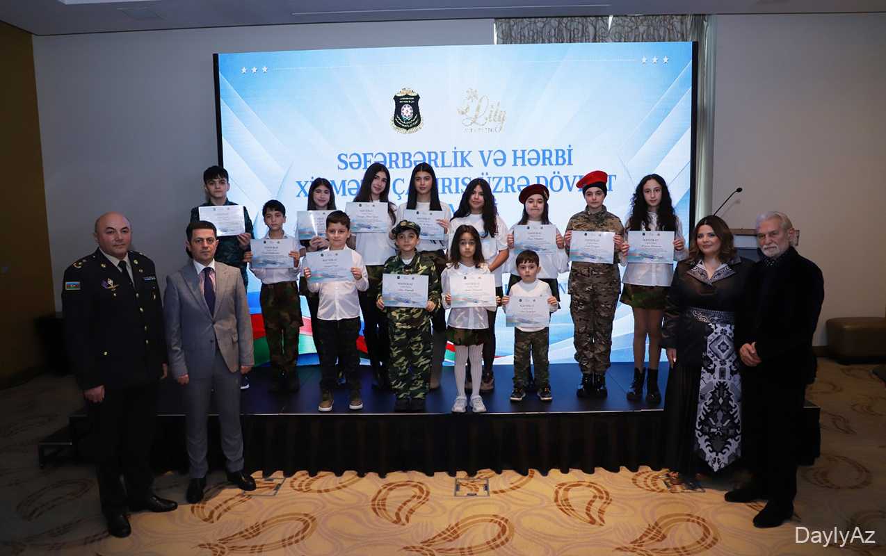 Azərbaycanda vətənpərvərlik hissi uşaqların gözündə yaranıbaşına tədbir keçirilib