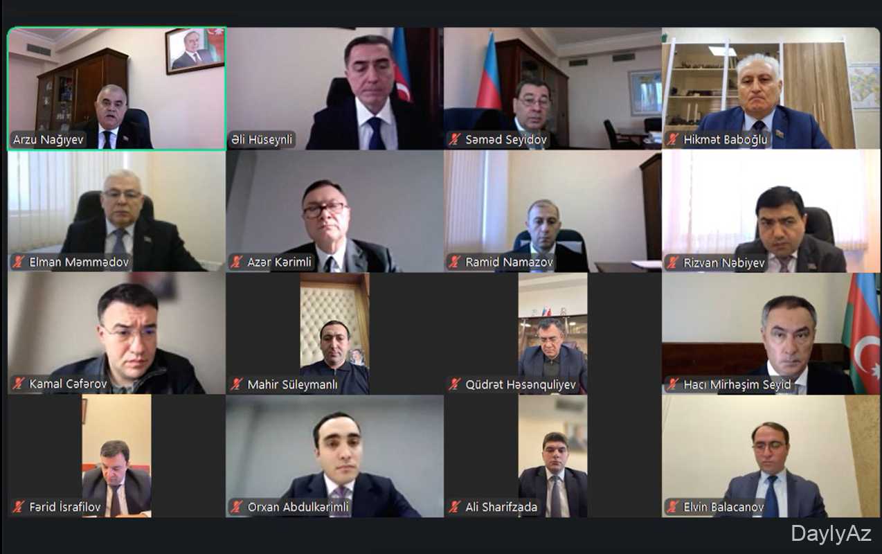 Milli Məclisdə kibercinayətkarlıqla bağlı iclas keçirildi