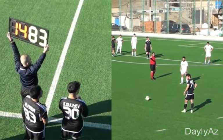 Azərbaycan çempionatında baş məşqçi ilə futbolçusu arasında gərginlik 
							 – Video