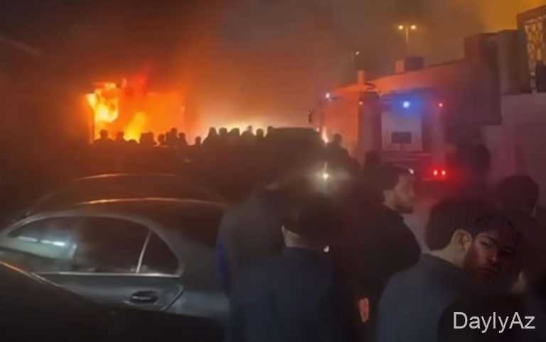 Bakıda restoranın yandırılmasına görə daha iki nəfər tutuldu