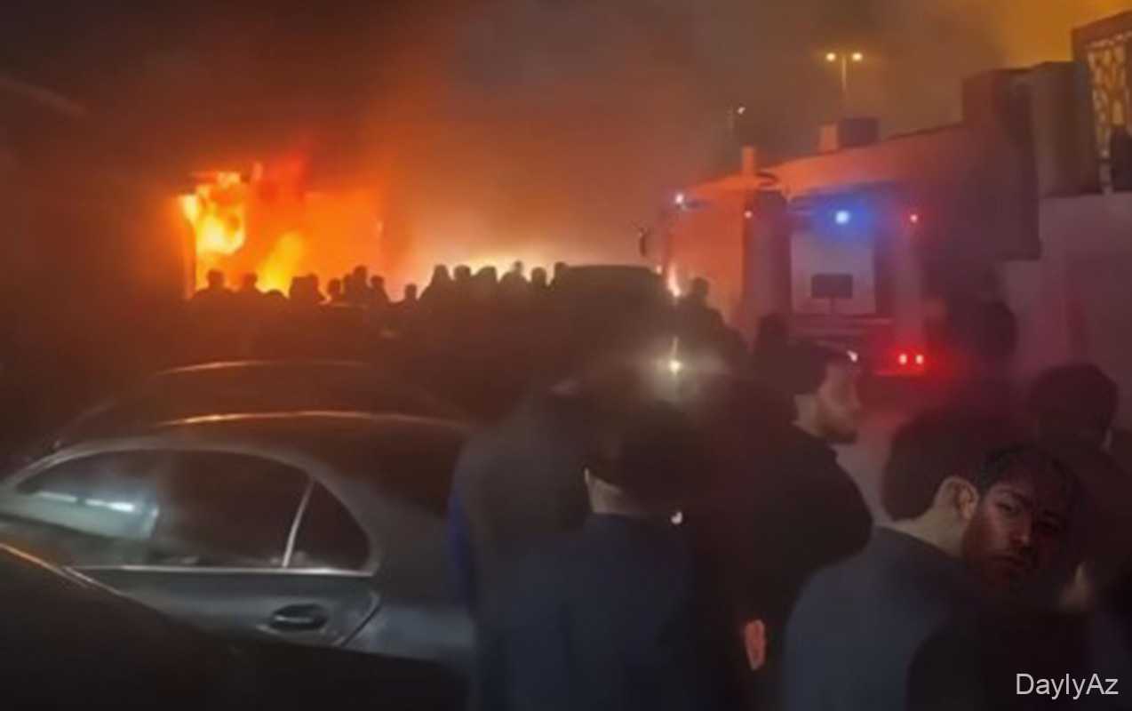 Bakıda restoranın yandırılmasına görə daha iki nəfər tutuldu