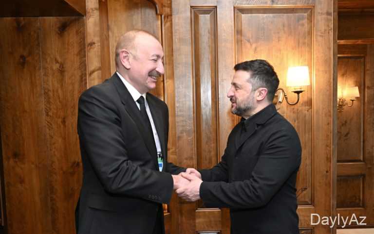 Prezident Zelenski ilə görüşdü 
							 – Fotolar