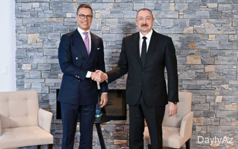 Finlandiya Prezidenti İlham Əliyevə zəng etdi