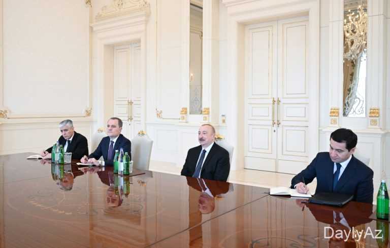 Prezident Moldova XİN rəhbərini qəbul etdi 
							 – Fotolar