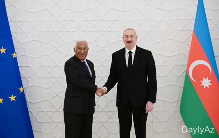 İlham Əliyev və Antonio Koştanın birgə mətbuat bəyanatı