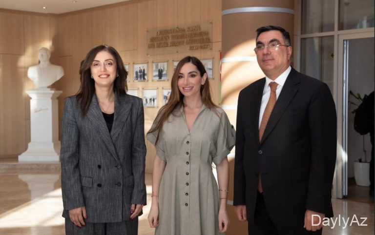 Arzu Əliyeva Bakı Ali Neft Məktəbində 
							 – Fotolar