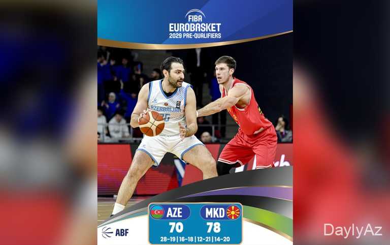 Bəzi məlumatlar müəyyən edilməyəndə Bakıda Şimali Makedoniya komandasına uduzma baş verib