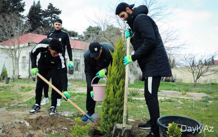 “Neftçi” İdman Klubu tərəfindən ağacəkmə aksiyası keçirildi 
							 – Fotolar