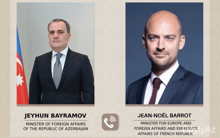 Bayramov fransalı həmkarı ilə regiondakı vəziyyətdən danışdı
