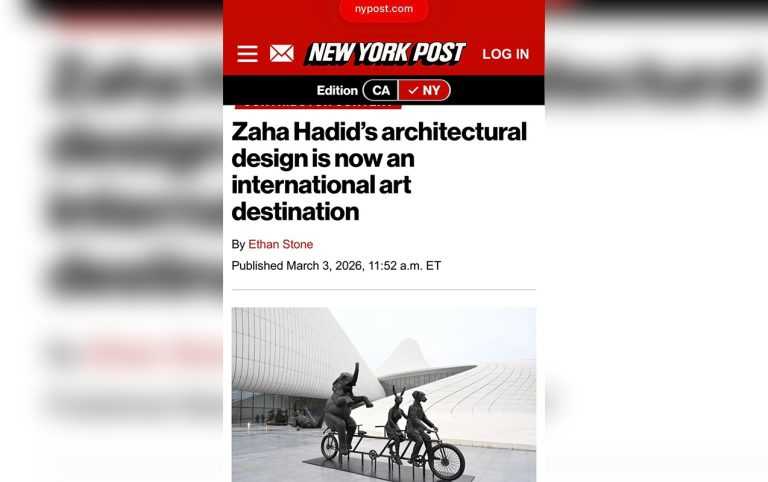 “New York Post” Heydər Əliyev Mərkəzindən yazdı 
							 – Fotolar